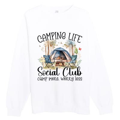 Camping Social Club Premium Crewneck Sweatshirt