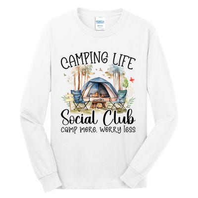 Camping Social Club Tall Long Sleeve T-Shirt