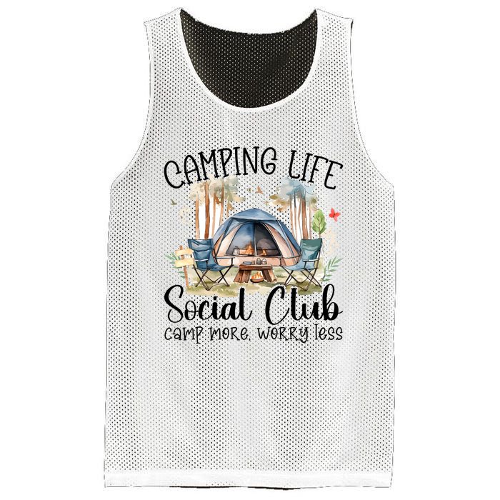 Camping Social Club Mesh Reversible Basketball Jersey Tank