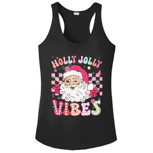 Cute Santa Claus Christmas Vibes Xmas Ladies PosiCharge Competitor Racerback Tank