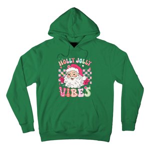 Cute Santa Claus Christmas Vibes Xmas Hoodie