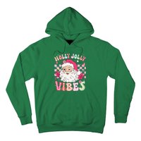 Cute Santa Claus Christmas Vibes Xmas Hoodie