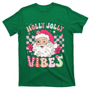 Cute Santa Claus Christmas Vibes Xmas T-Shirt