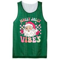 Cute Santa Claus Christmas Vibes Xmas Mesh Reversible Basketball Jersey Tank