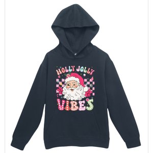 Cute Santa Claus Christmas Vibes Xmas Urban Pullover Hoodie