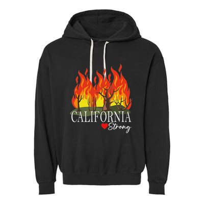 California Strong California Fire Garment-Dyed Fleece Hoodie