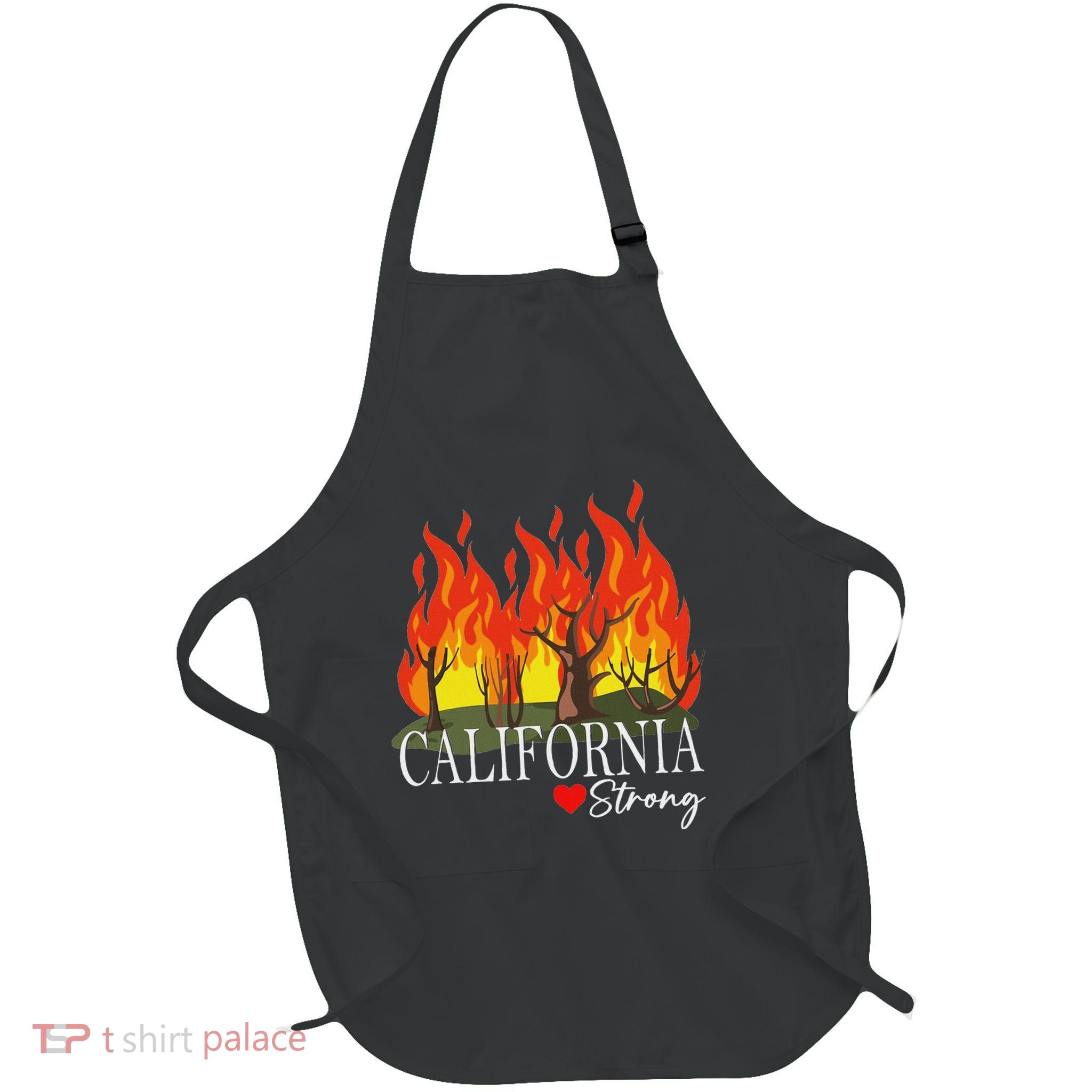 California Strong California Fire Apron