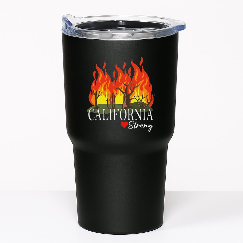 California Strong California Fire Tumbler