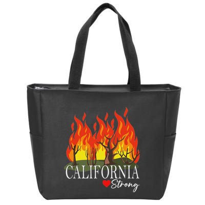 California Strong California Fire Zip Tote Bag