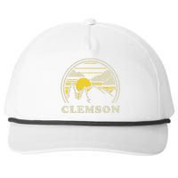 Clemson South Carolina Vintage Hiking Mountains Snapback Five-Panel Rope Hat