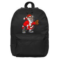 Christmas Santa Claus Baseball Catcher Xmas 16 in Basic Backpack