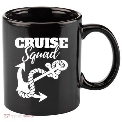 Cruise Squad Cruise Ship For Family Friends 11oz C Handle Ceramic Mug