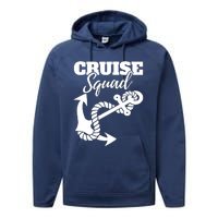 Cruise Squad Cruise Ship For Family Friends Performance Fleece Hoodie