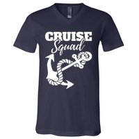 Cruise Squad Cruise Ship For Family Friends V-Neck T-Shirt