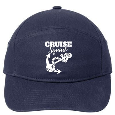Cruise Squad Cruise Ship For Family Friends 7-Panel Snapback Hat
