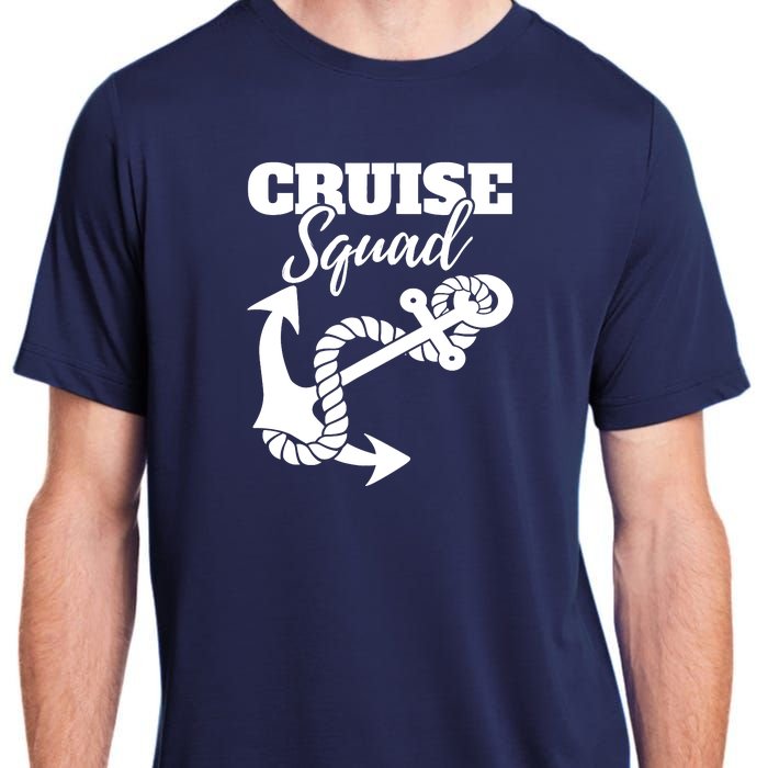 Cruise Squad Cruise Ship For Family Friends Adult ChromaSoft Performance T-Shirt