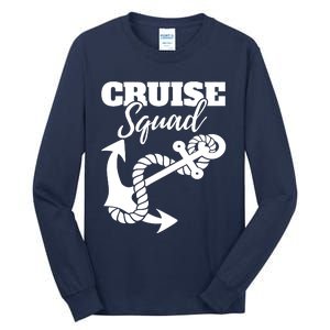 Cruise Squad Cruise Ship For Family Friends Tall Long Sleeve T-Shirt