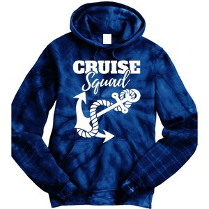 Cruise Squad Cruise Ship For Family Friends Tie Dye Hoodie