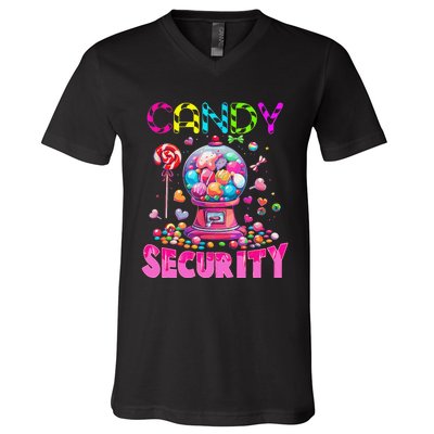 Candy Security Candyland V-Neck T-Shirt