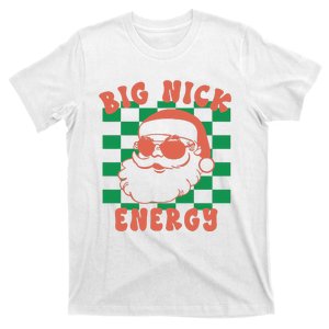 Cute Santa Claus Retro Groovy Big Nick Santa Energy Christmas Xmas 2024 Gift T-Shirt