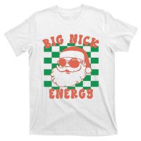 Cute Santa Claus Retro Groovy Big Nick Santa Energy Christmas Xmas 2024 Gift T-Shirt