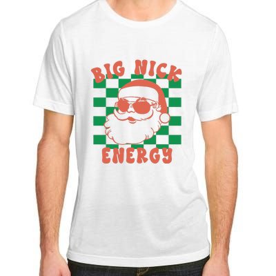 Cute Santa Claus Retro Groovy Big Nick Santa Energy Christmas Xmas 2024 Gift Adult ChromaSoft Performance T-Shirt