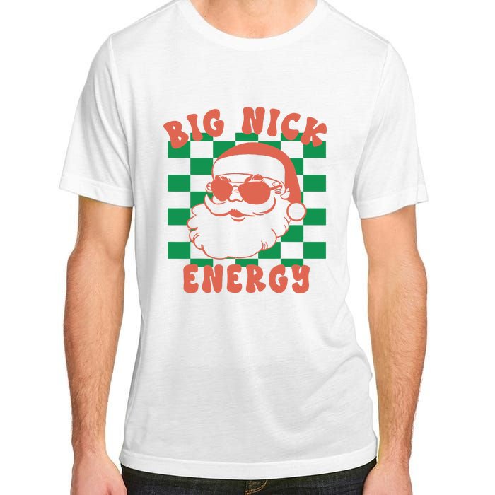 Cute Santa Claus Retro Groovy Big Nick Santa Energy Christmas Xmas 2024 Gift Adult ChromaSoft Performance T-Shirt