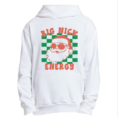 Cute Santa Claus Retro Groovy Big Nick Santa Energy Christmas Xmas 2024 Gift Urban Pullover Hoodie