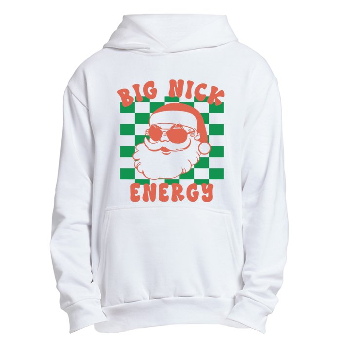 Cute Santa Claus Retro Groovy Big Nick Santa Energy Christmas Xmas 2024 Gift Urban Pullover Hoodie