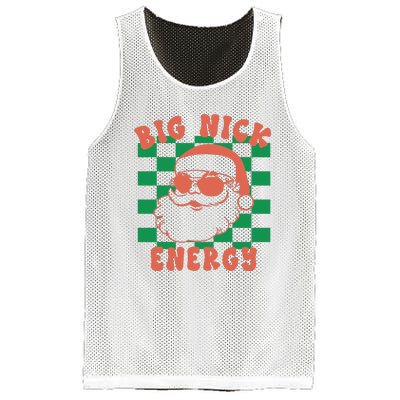 Cute Santa Claus Retro Groovy Big Nick Santa Energy Christmas Xmas 2024 Gift Mesh Reversible Basketball Jersey Tank