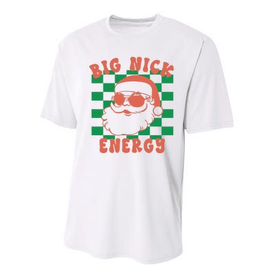 Cute Santa Claus Retro Groovy Big Nick Santa Energy Christmas Xmas 2024 Gift Performance Sprint T-Shirt