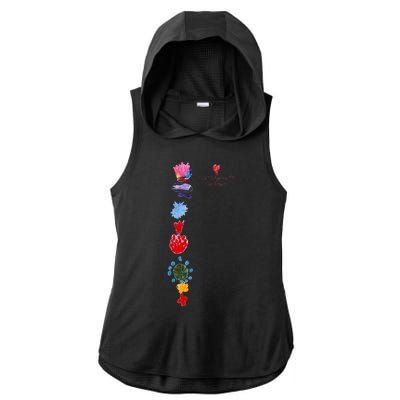 Cj School Ladies PosiCharge Tri-Blend Wicking Draft Hoodie Tank