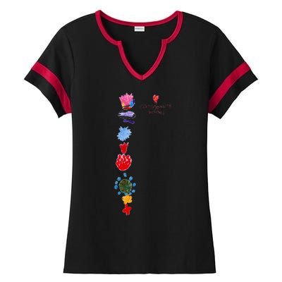 Cj School Ladies Halftime Notch Neck Tee