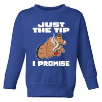 Cigar Smoker Cigar Smoking Cigars Just The Tip I Promise Gift Toddler Sweatshirt