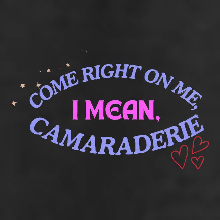 Camaraderie Spelling Come Right On Me Microfiber Hand Towel