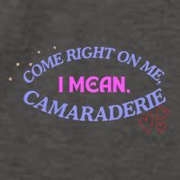 Camaraderie Spelling Come Right On Me Vector Backpack