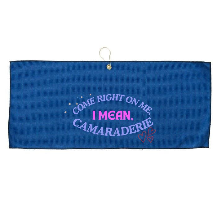 Camaraderie Spelling Come Right On Me Large Microfiber Waffle Golf Towel