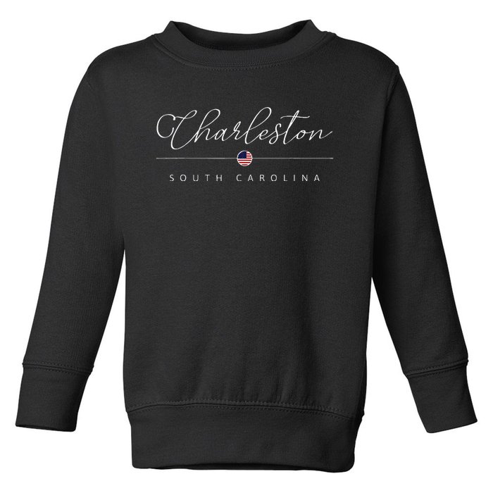 Charleston South Carolina Sc On Charleston Toddler Sweatshirt