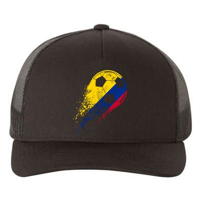 Colombia Soccer Colombian Flag Pride Soccer Player Yupoong Adult 5-Panel Trucker Hat