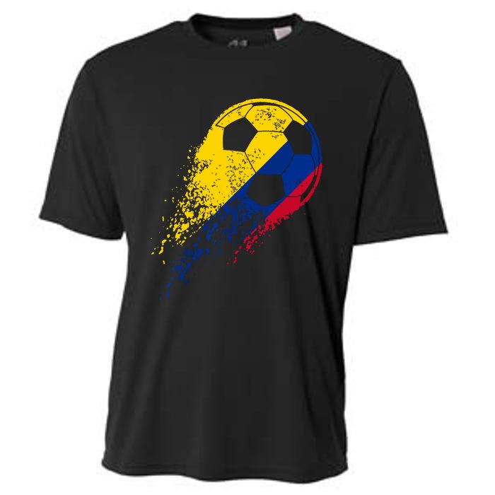 Colombia Soccer Colombian Flag Pride Soccer Player Cooling Performance Crew T-Shirt