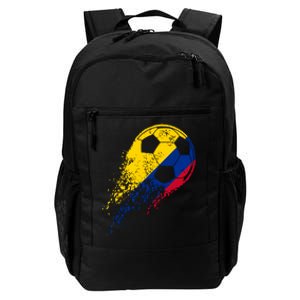 Colombia Soccer Colombian Flag Pride Soccer Player Daily Commute Backpack