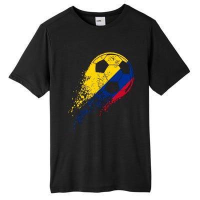 Colombia Soccer Colombian Flag Pride Soccer Player Tall Fusion ChromaSoft Performance T-Shirt