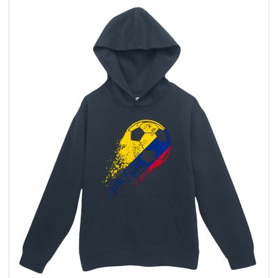 Colombia Soccer Colombian Flag Pride Soccer Player Urban Pullover Hoodie