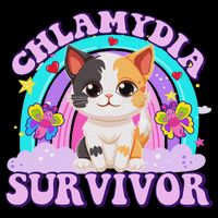Chlamydia Survivor Cat Meme Funny Shirts For Adult Humor Tank Top