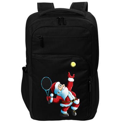 Christmas Santa Claus Tennis Game Tennis Racket Impact Tech Backpack