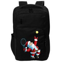 Christmas Santa Claus Tennis Game Tennis Racket Impact Tech Backpack