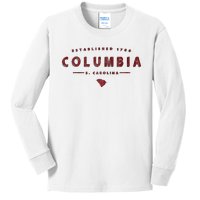 Columbia South Carolina Columbia Sc Kids Long Sleeve Shirt