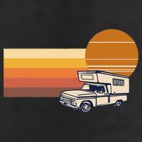 Cabover Slidein Camper RV Truck Retro Truck Camper 7 Panel Mesh Trucker Snapback Hat