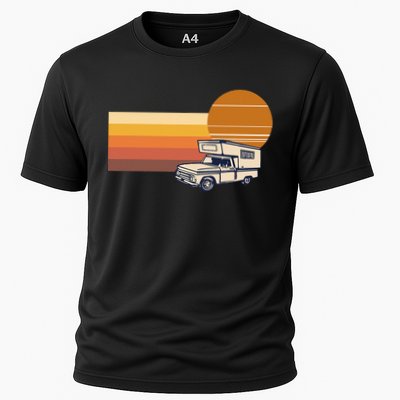 Cabover Slidein Camper RV Truck Retro Truck Camper Performance Shirt
