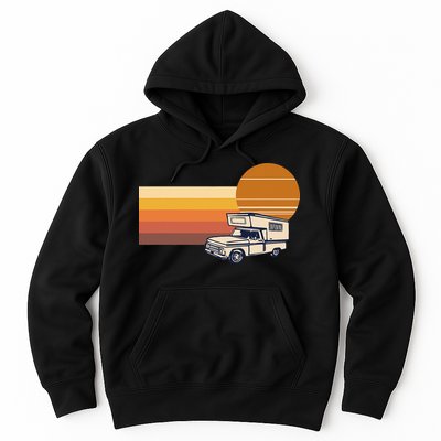 Cabover Slidein Camper RV Truck Retro Truck Camper Hoodie